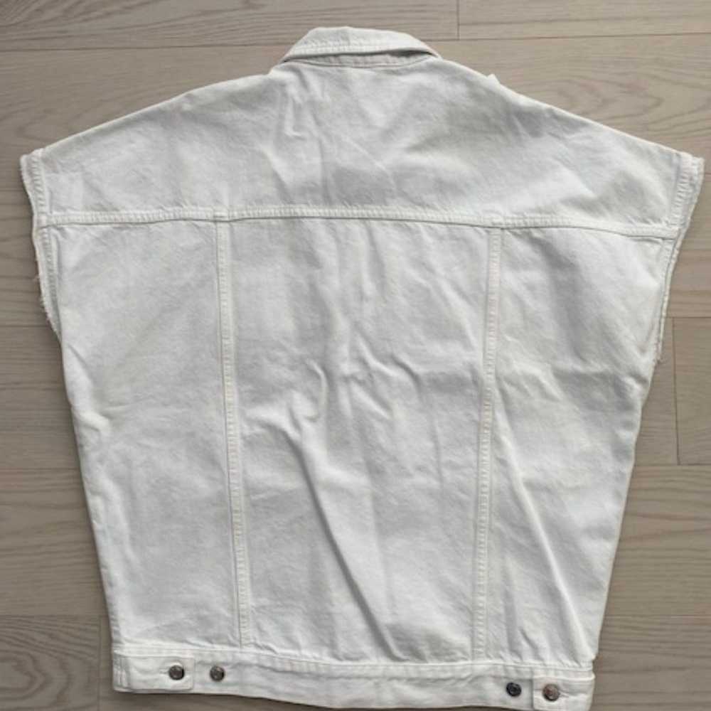 Iro Iro Rungis Denim Vest Jacket White - image 6