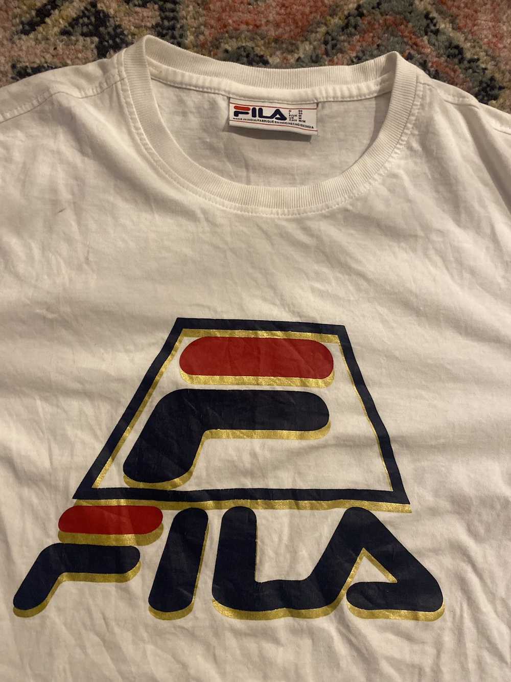 Fila × Vintage vintage 90’s fila grant hill t shi… - image 2