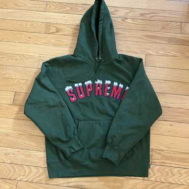 Supreme hooded sweatshirt used - Gem