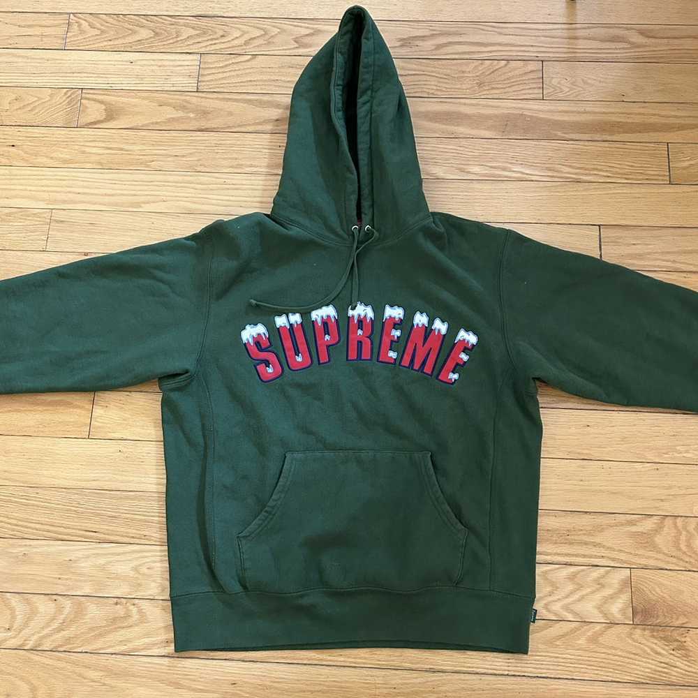 Supreme Used Supreme Icy Arc Hooded Sweatshirt Gr… - image 2