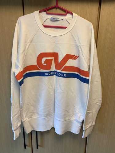 Givenchy white GV World Tour Logo Sweatshirt