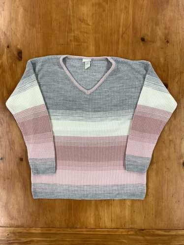 Coloured Cable Knit Sweater × Vintage Vintage Bobb
