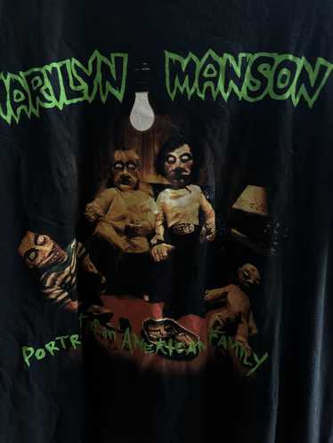 Marilyn Manson Black Portrait of An American Famil
