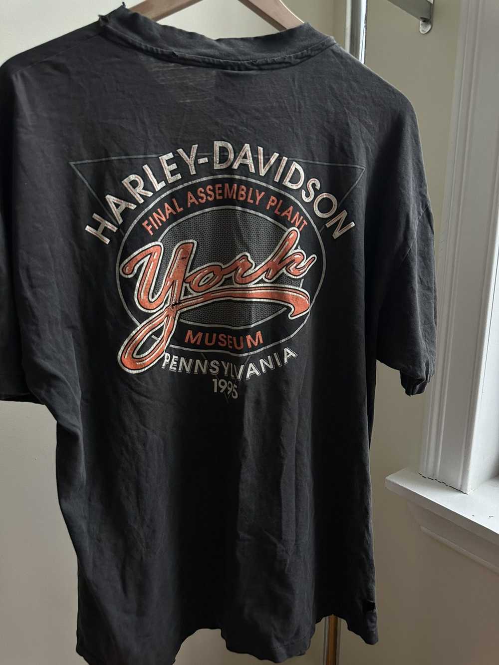 Harley Davidson Black Vintage Harley Davidson Tee - image 3