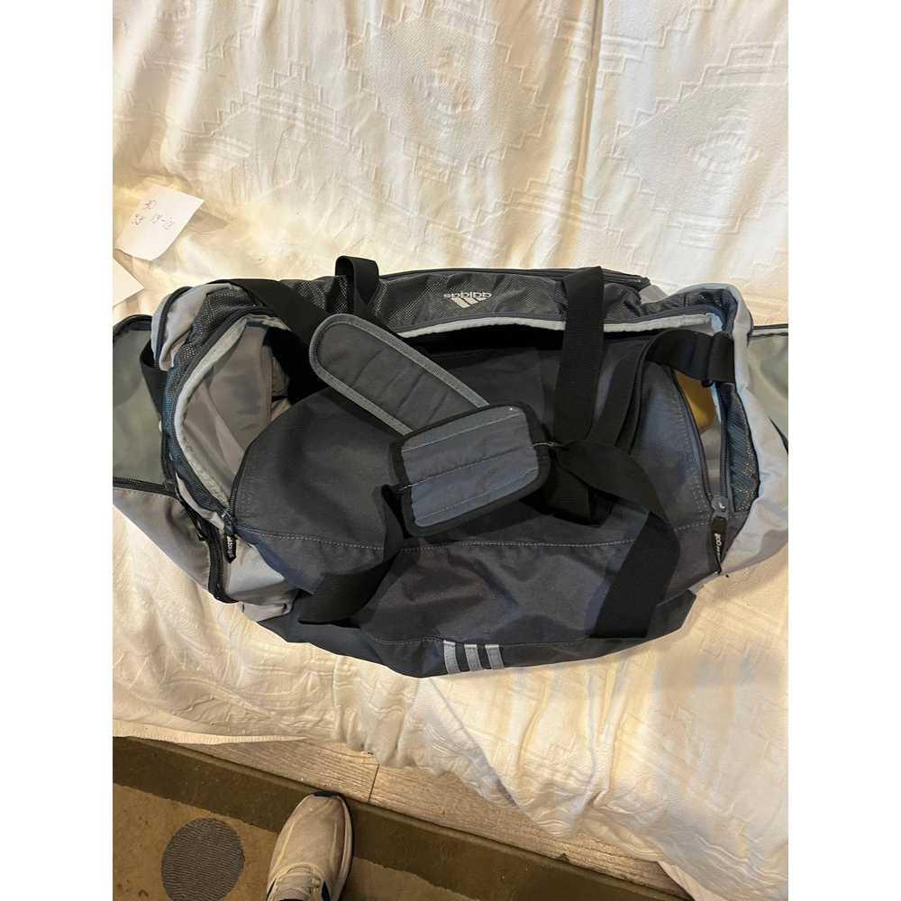 Adidas Adidas 22"x12"x12" Blue Gray Duffel Gym Bag - image 3