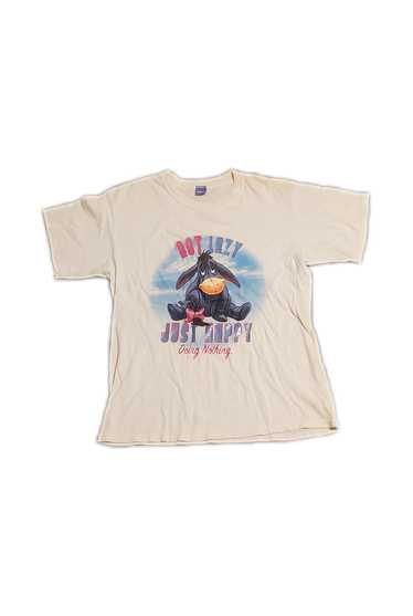 Disney × Vintage Y2K Eeyore Not Lazy Just Happy T-