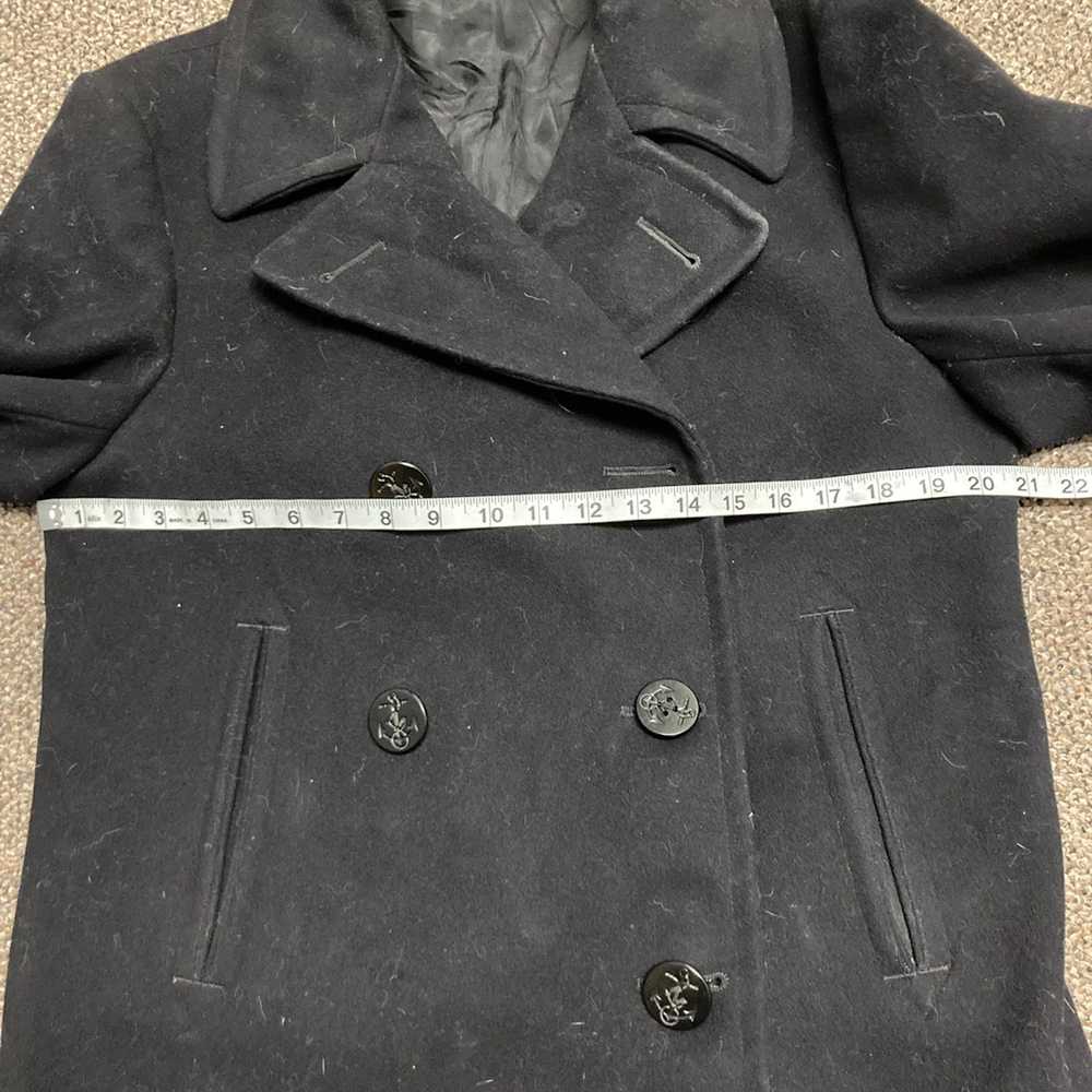 Military × Vintage Vintage US Navy Wool Pea Coat … - image 6