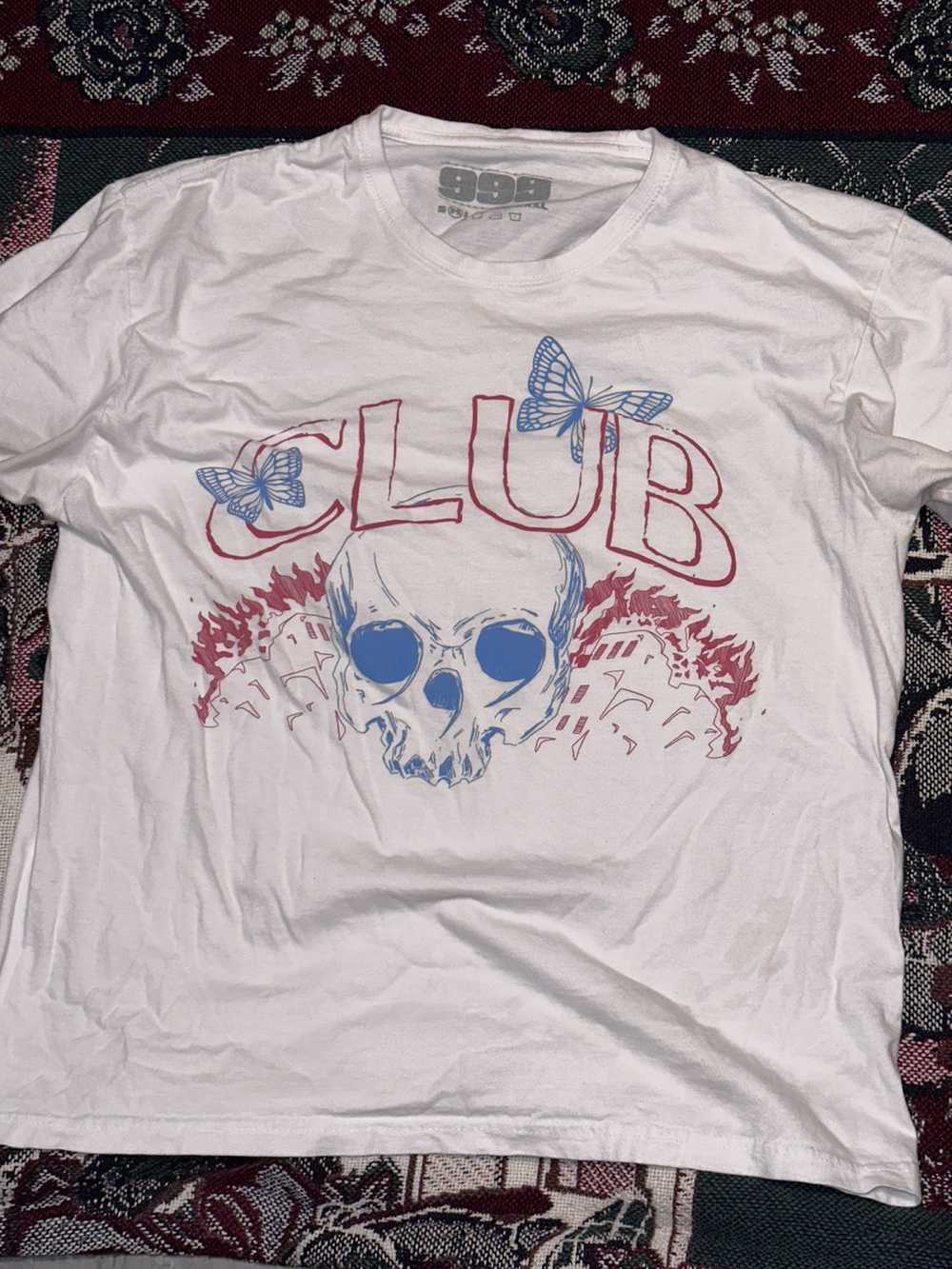 Streetwear Rare Juice Wrld 999 Skull Club Tee - image 1