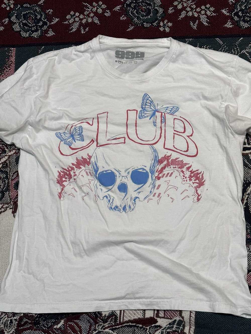 Streetwear Rare Juice Wrld 999 Skull Club Tee - image 2