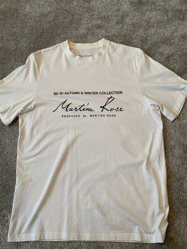 Martine Rose Classic Short-Sleeve T-Shirt - Cmr-603jc-wh - Sneakersnstuff  (SNS)