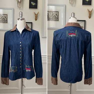 Christopher & Banks, Jackets & Coats, Christopher Banks Purple Crinkle  Button Up Jacket