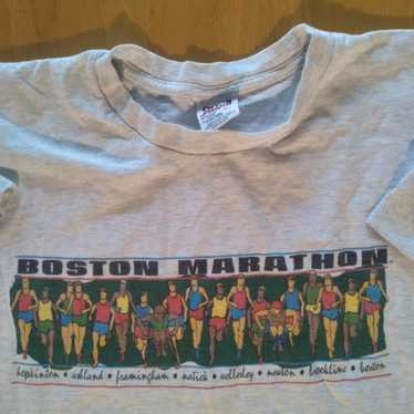 B Strong Boston Marathon Men's Competition Navy Tribute Boston T-Shirt by  Seth Service - Pixels