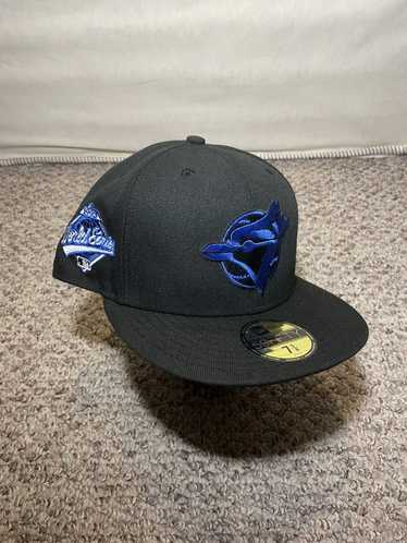 Vintage 1980s New Era Fitted Toronto Blue Jays Diamond Cap Hat Sz 7 3/8 -   Canada