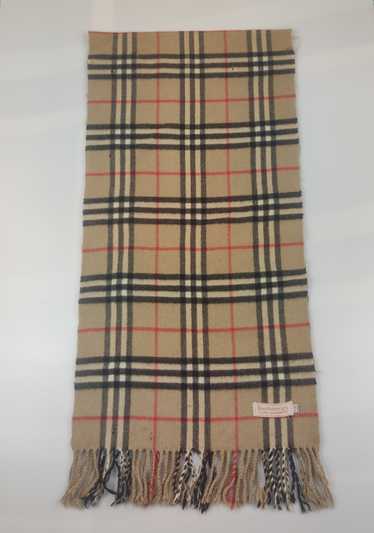 Vintage Burberry Nova Check Scarf/Muffler/Cashmer… - image 1