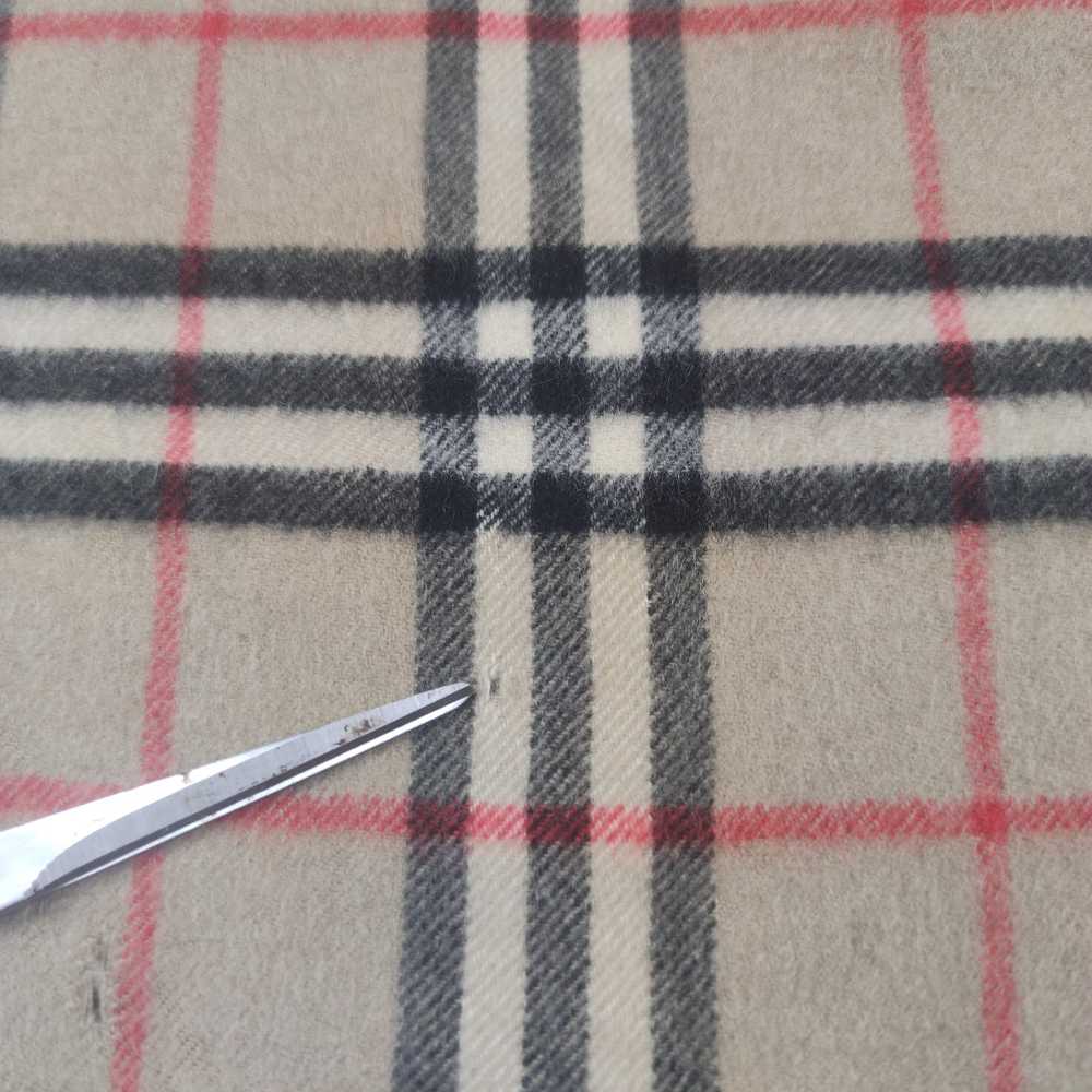 Vintage Burberry Nova Check Scarf/Muffler/Cashmer… - image 2