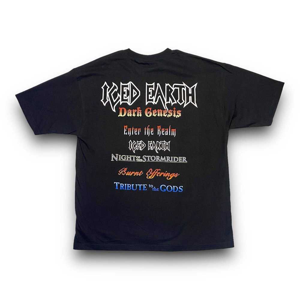 Band Tees × Vintage Vintage 90s Iced Earth Dark G… - image 3