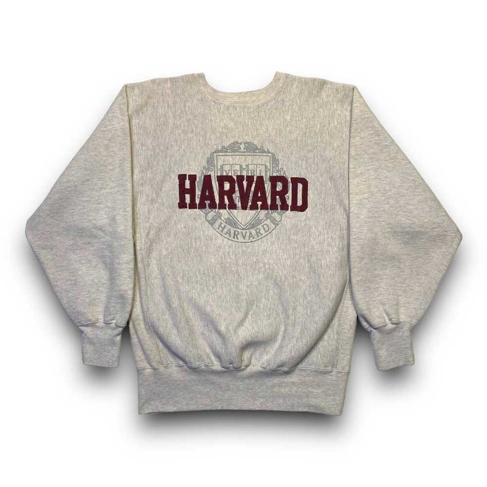 Champion × Harvard × Made In Usa Vintage 90s Harv… - image 2