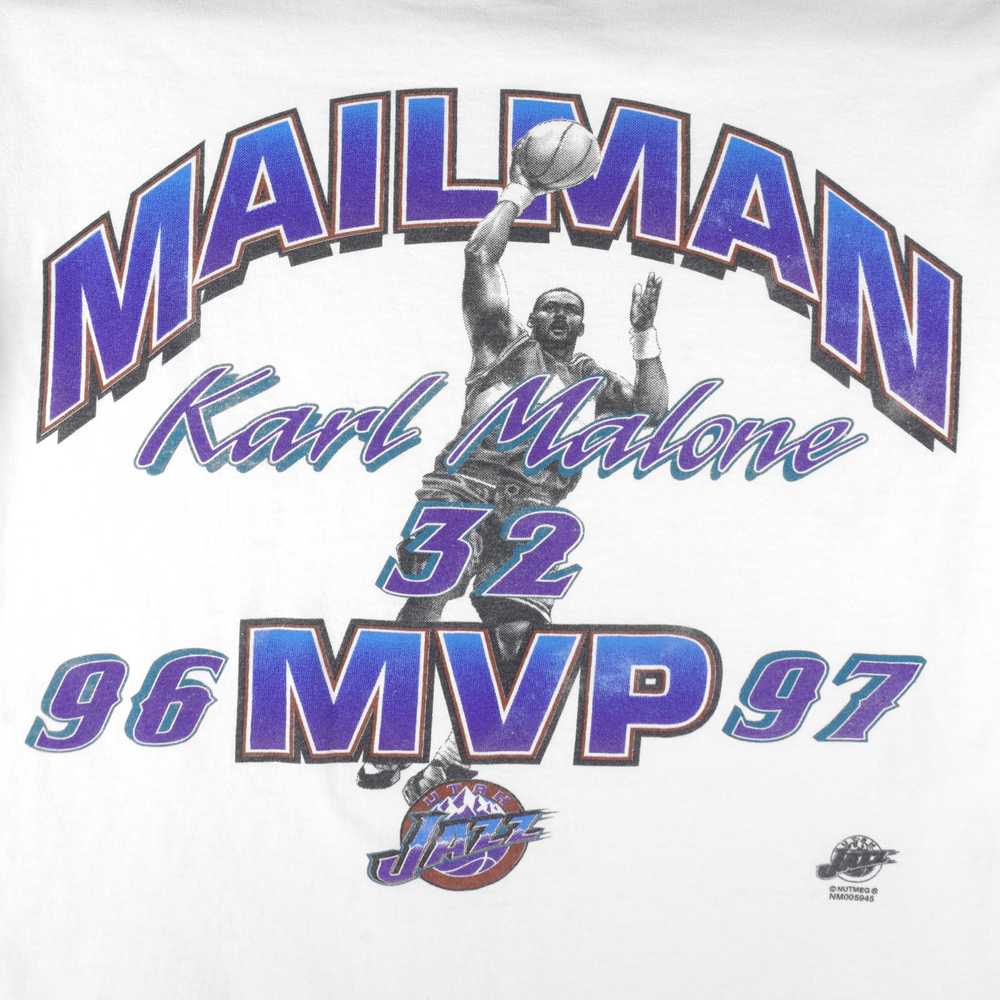 NBA (Lee) - Utah Jazz Mailman Karl Malone MVP T-S… - image 3