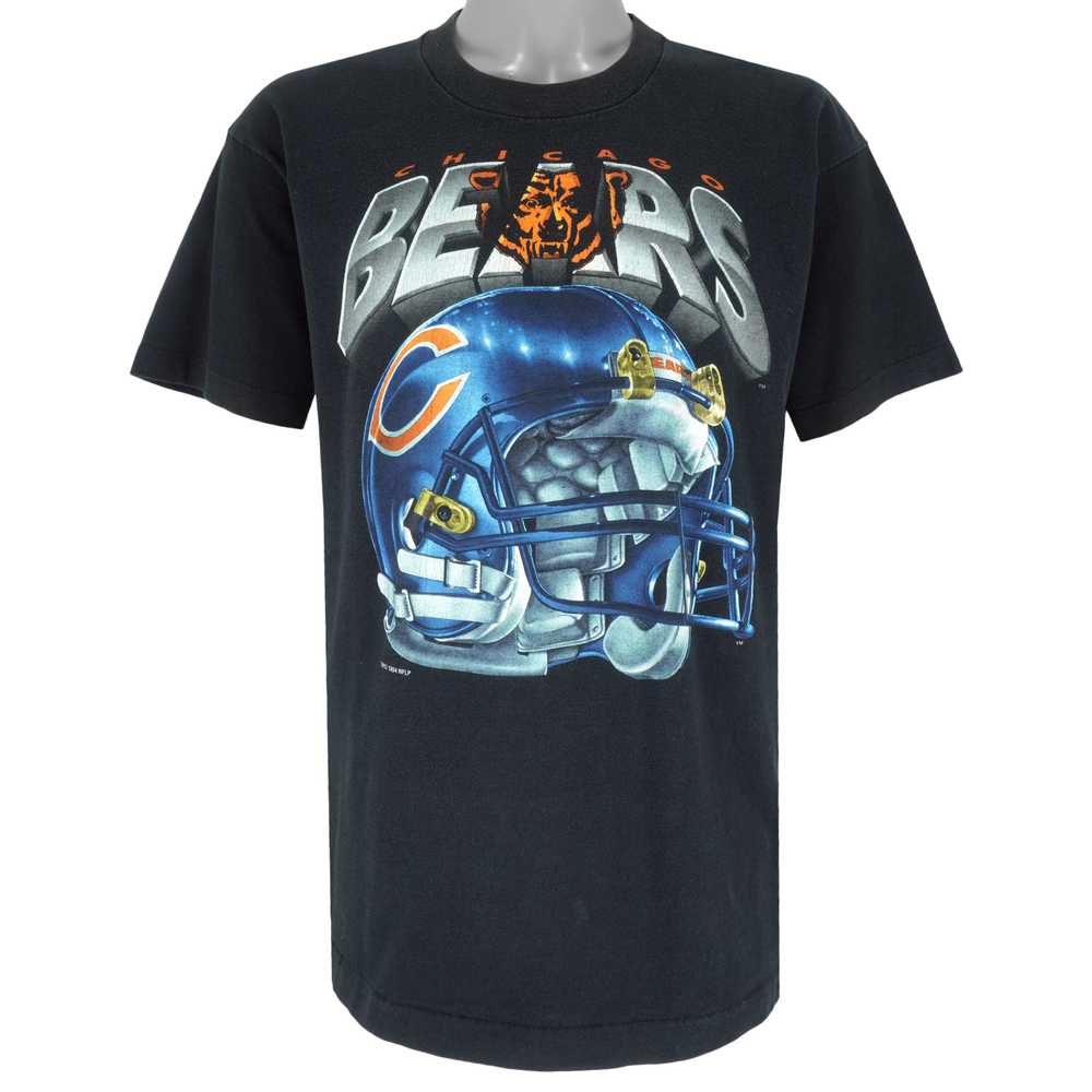 NFL - Chicago Bears Helmet Single Stitch T-Shirt … - image 1