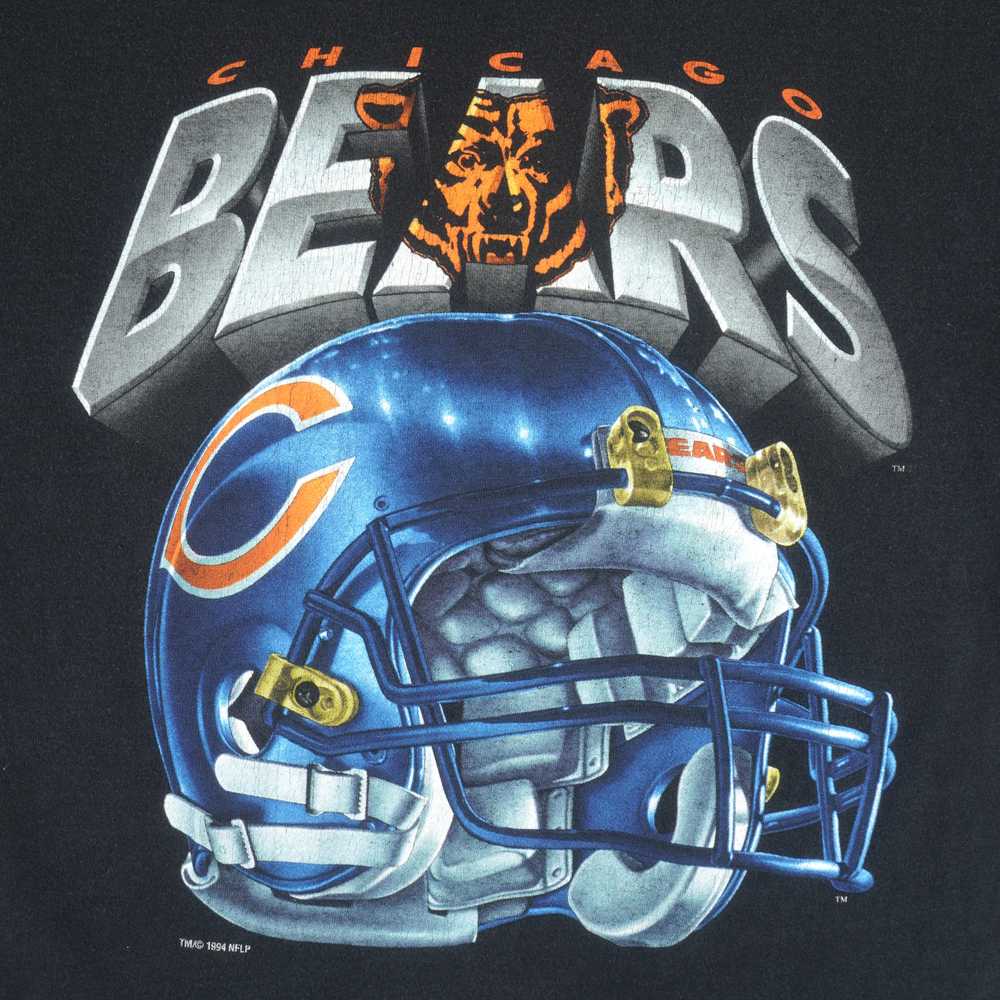 NFL - Chicago Bears Helmet Single Stitch T-Shirt … - image 3