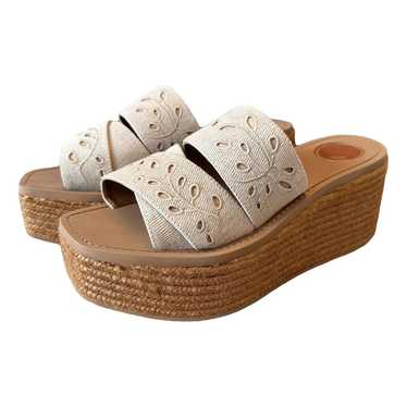 Chloé Woody leather espadrilles - image 1