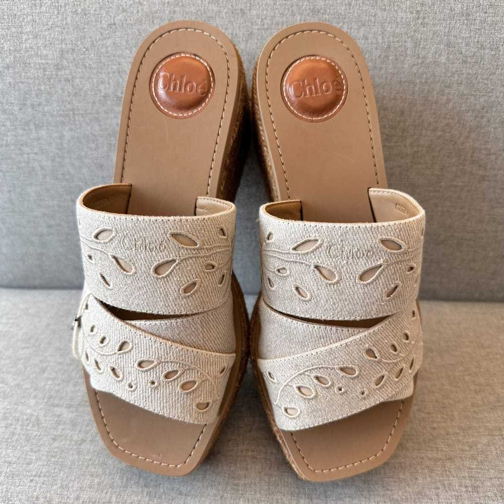 Chloé Woody leather espadrilles - image 2