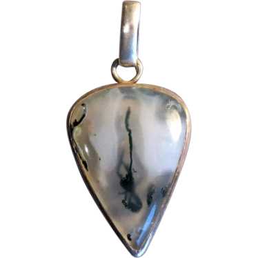 Sterling and moss agate - Gem