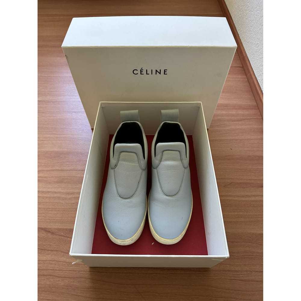 Celine Pull On leather trainers - image 3