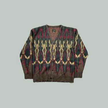 Needles Psychedelic Mohair Cardigan - image 1