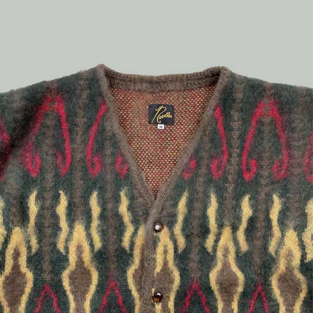 Needles Psychedelic Mohair Cardigan - image 3