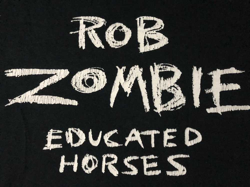 Band Tees Rob Zombie Educated Horses - image 4