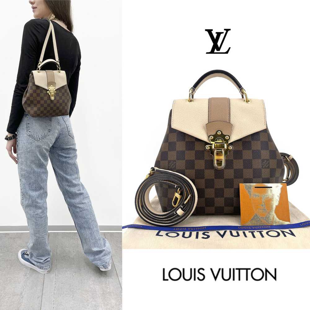 Louis Vuitton Louis Vuitton Damier Ebene Cream Cl… - image 3