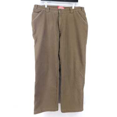 Coleman Men's Beige Canvas Cargo Work Pants (34 X 32) in the Pants  department at