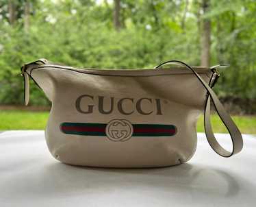 Gucci Vintage - Leather Half Moon Hobo Bag - Black - Leather Handbag -  Luxury High Quality - Avvenice