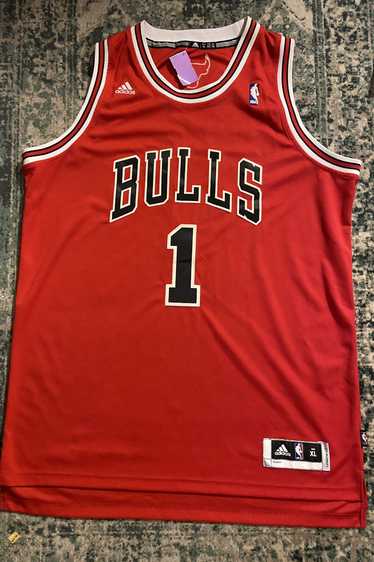 Athletic Knit B1710 Blank 1995-96 Chicago Bulls Basketball Jerseys