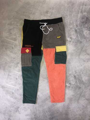 Vintage 90's Coursemys Corduroy Style Drawstring Cargo Pants Colorful  Women's XS