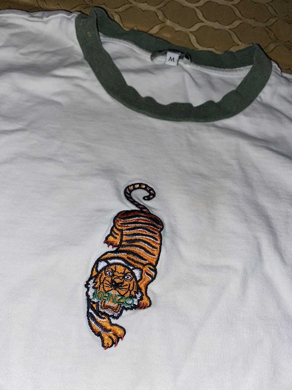 Kenzo Kenzo Little Tiger Embroidered Crew Neck T-… - image 2