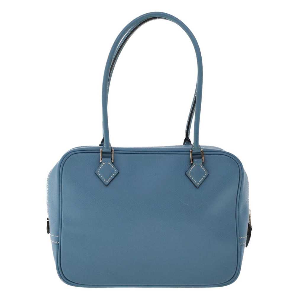 Hermes HERMES Purum 20 Hand Bag Leather Light Blu… - image 2