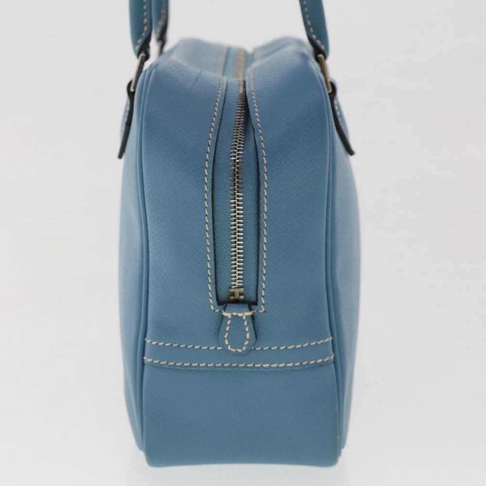 Hermes HERMES Purum 20 Hand Bag Leather Light Blu… - image 4