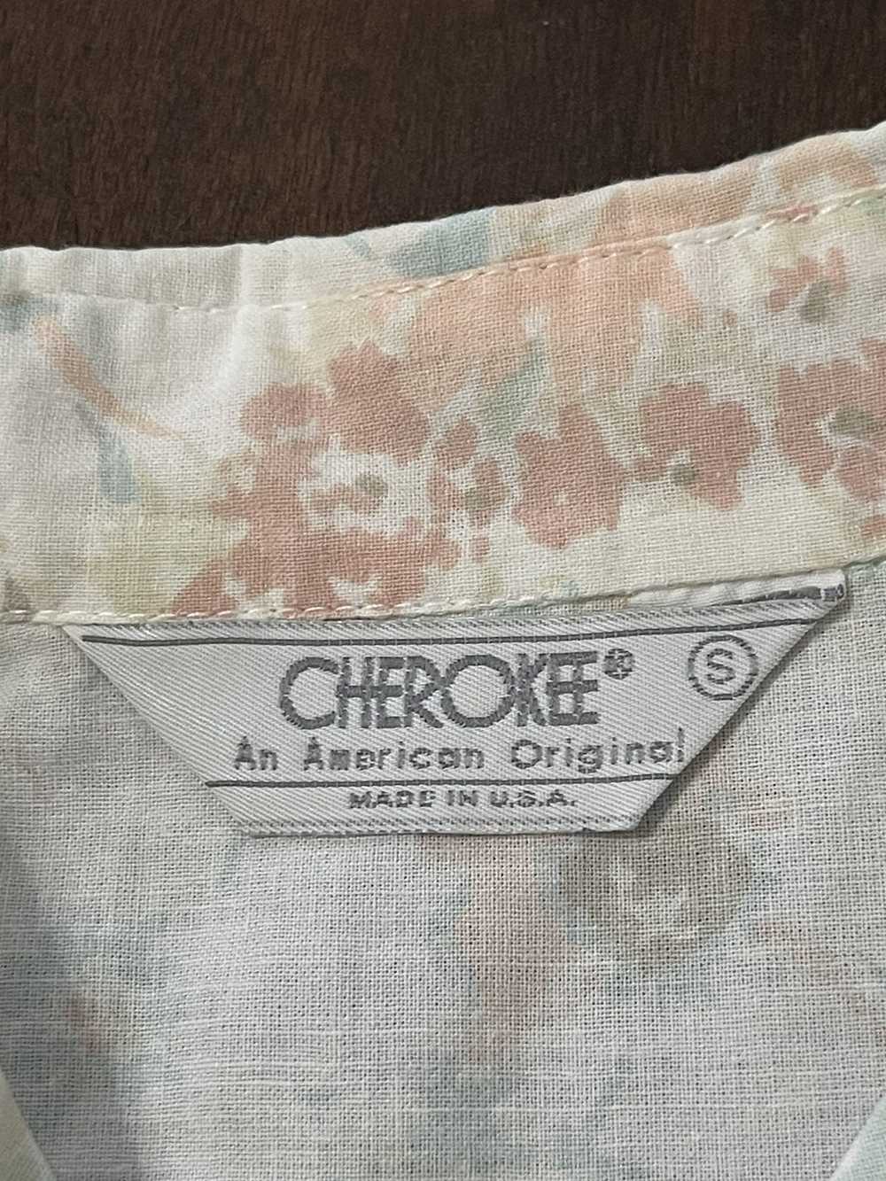 Cherokee Cherokee Women Shirt Vintage USA Made Fl… - image 5