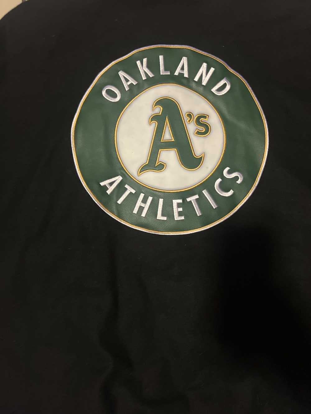 Sportswear × Vintage Oakland Athletics Letterman … - image 3