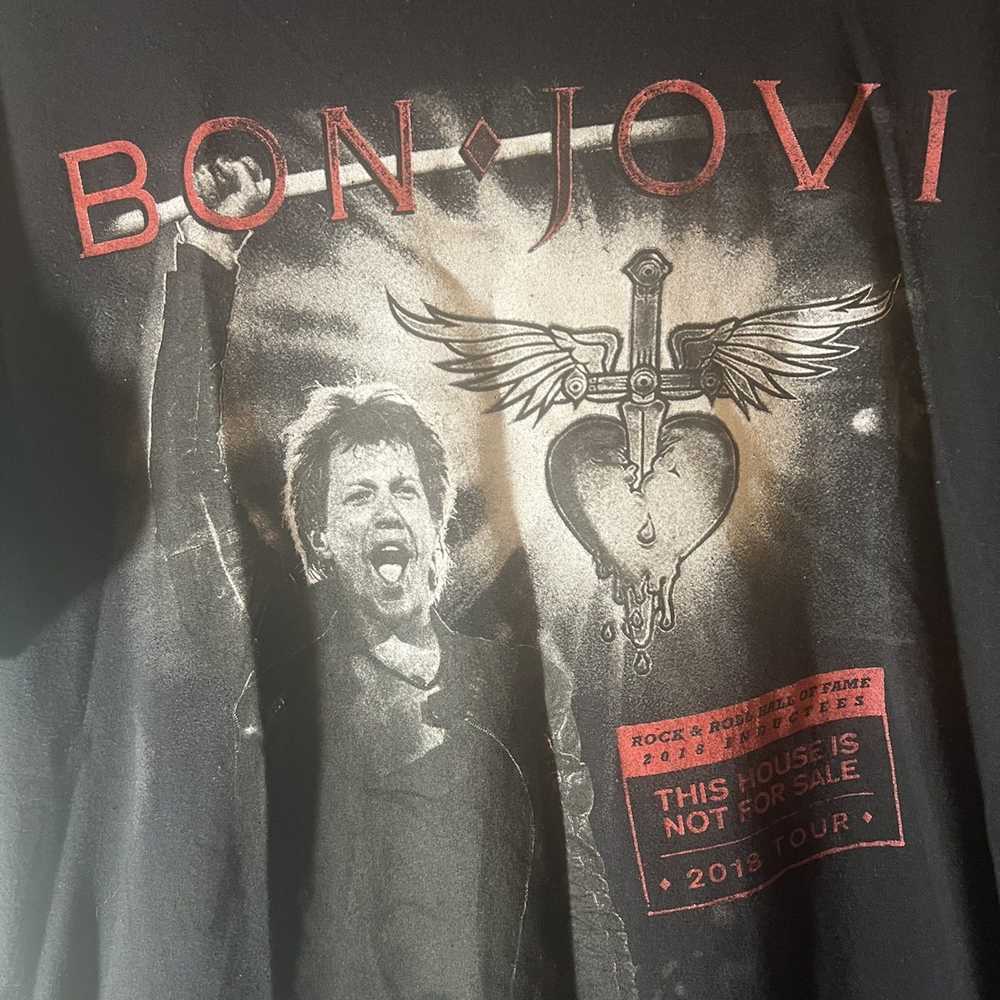 Band Tees Bon-Jovi Band T-shirt medium - image 2