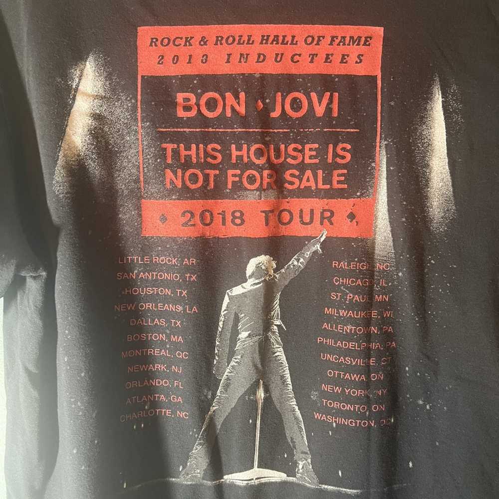 Band Tees Bon-Jovi Band T-shirt medium - image 6