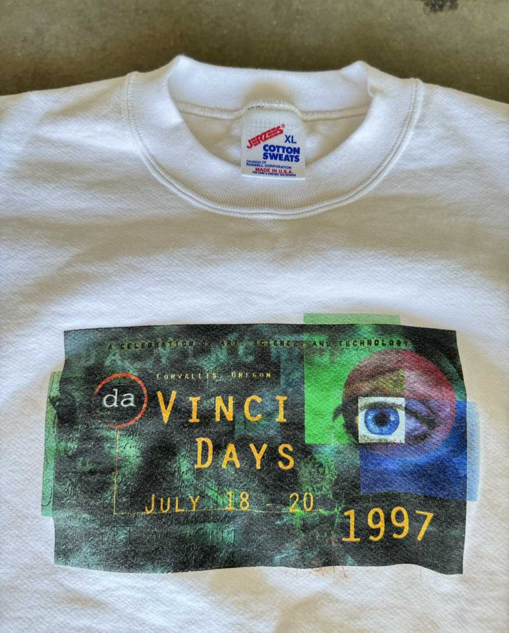 Jerzees × Vintage Vintage 1997 da Vinci days Corv… - image 2