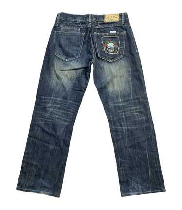 Japanese brand skull jeans - Gem