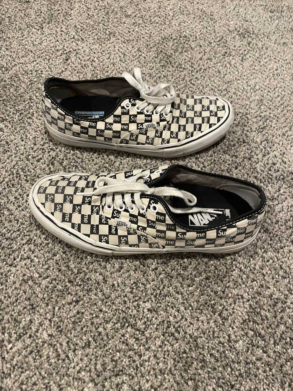 Supreme Supreme FW16 Vans Authentic Pro Checkered - image 4