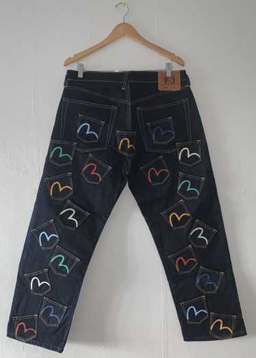 Evisu Evisu Indigo Multi Pocket Denim Jeans