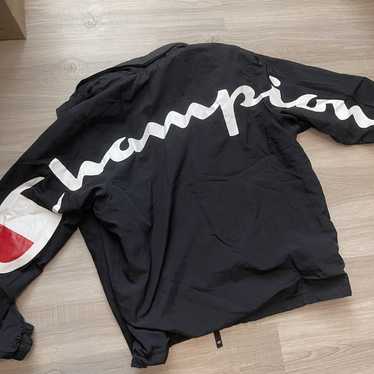 Champion × Supreme Supreme Champion Track Jacket Black - Gem