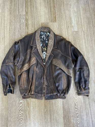 Vera Pelle Mens Leather Jacket - Gem