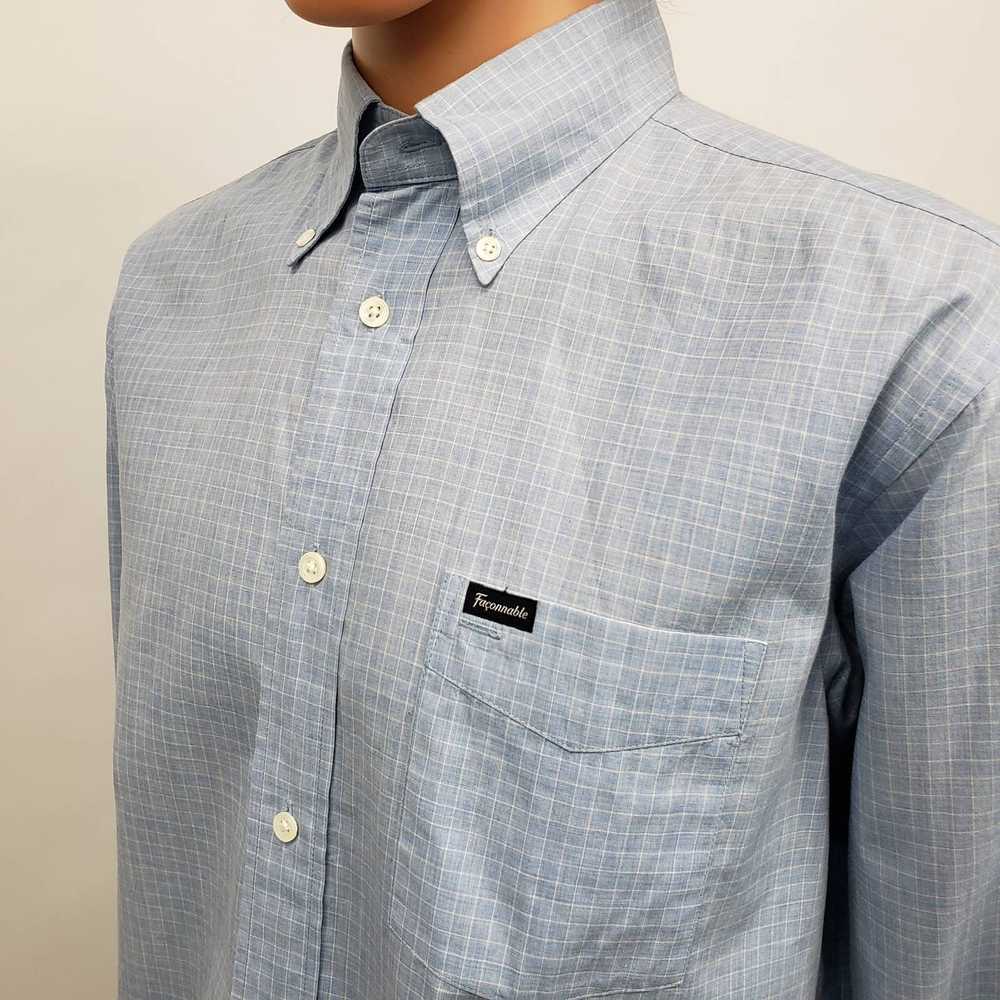 Faconnable Faconnable Men Shirt M Classic fit Tat… - image 5